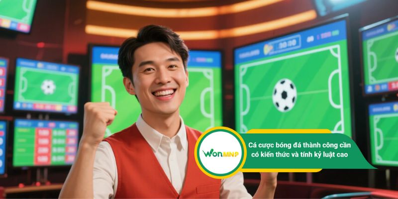 Cá cược bóng đá thành công cần có kiến thức và tính kỷ luật cao