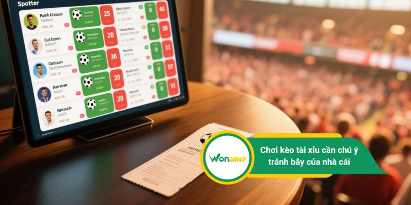 Chơi kèo tài xỉu cần chú ý tránh bẫy của nhà cái