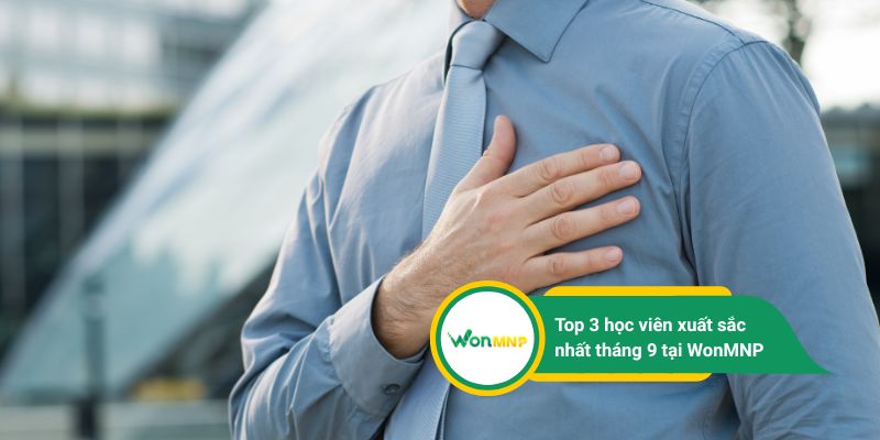 Vinh danh top 3 học viên xuất sắc nhất tháng 9 tại WonMNP